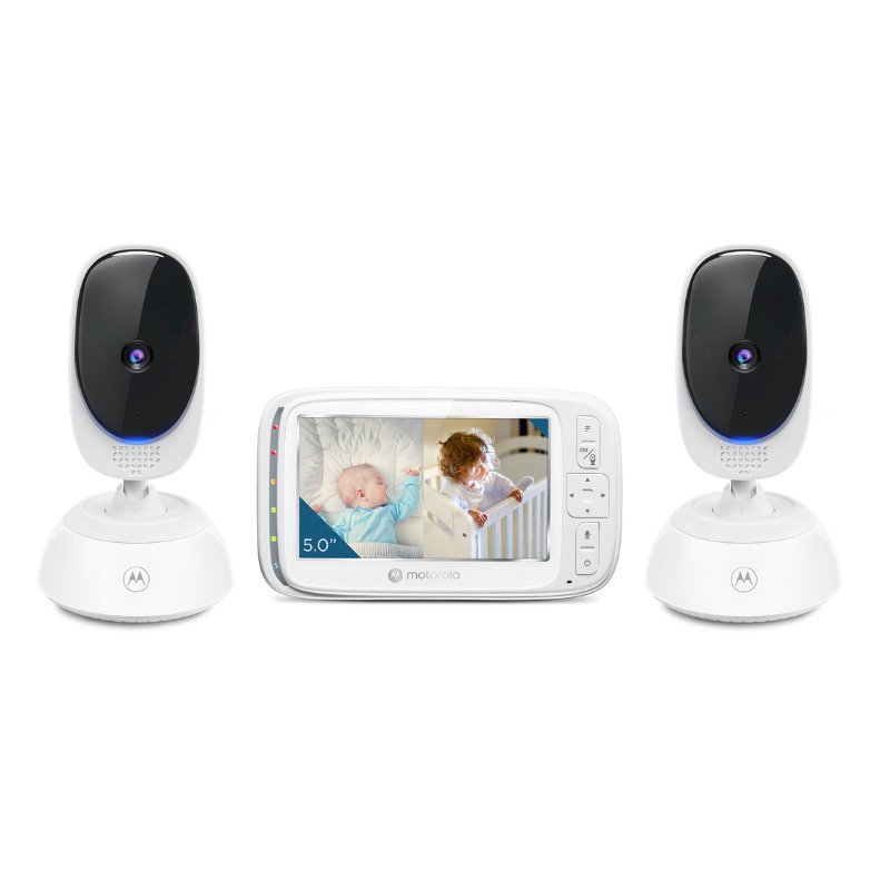 Babá Eletrônica Motorola Vm75-2 Tela 5″ 2 Câmeras Panorâmicas