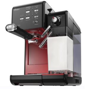 Cafeteira Primalatte Evolution Oster Bvstem6701b 1170w 220v Preta/vermelha