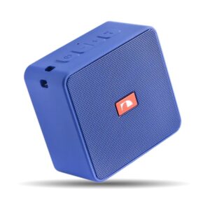 Caixa De Som Portátil Nakamichi Cubebox Bluetooth Ipx7 5w Azul