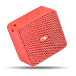 Caixa De Som Portátil Nakamichi Cubebox Bluetooth Ipx7 5w Vermelho