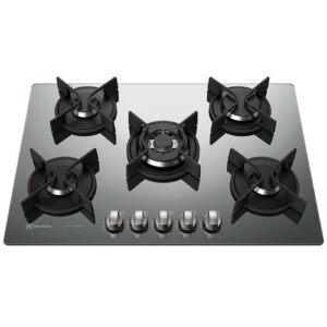 Cooktop a Gás 5 Bocas Prata Home Pro Electrolux (GC75U) - Bivolt