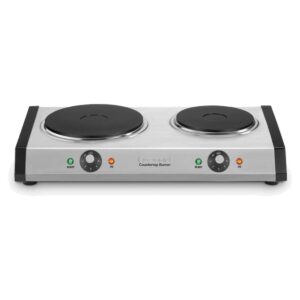 Cooktop Portátil Duplo Cuisinart Cb-60p1 Até 1800w 110v Aço Escovado