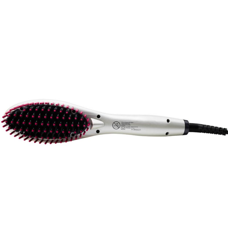 Escova Alisadora Gama Italy Innova Mini Bivolt Branco