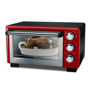 Mini Forno Elétrico Convection Cook Oster Tssttv7118r 18l 127v Vermelho