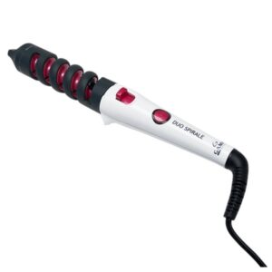 Modelador De Cachos Gama Italy Duo Spirale 19/32mm Bivolt Branco E Vermelho