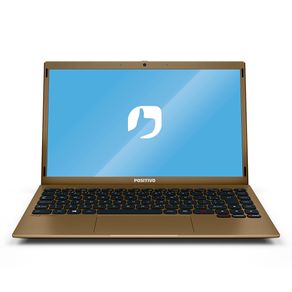 Notebook Positivo Motion Gold Q464C Intel® Atom® Quad Core Linux 14,1” – Dourado
