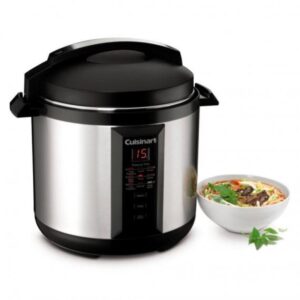 Panela De Pressão Cuisinart Cpc-800 8l 1300w 110v Aço Escovado