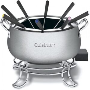 Panela Elétrica De Fondue Cuisinart Cfo-3ss 1000w 110v Aço Escovado