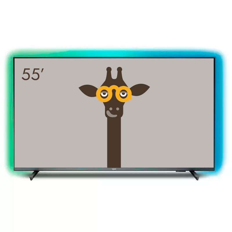 Smart Tv Philips 55″ Ambilight 4k Uhd Led Android Tv 60hz 55pug7906/78