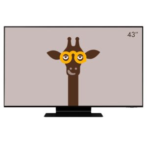 Smart Tv Samsung 43" Gaming Neo Qled 4k Qn43qn90bagxzd 2022 Mini Led Painel Até 144hz Processador Com Ia Dolby Atmos