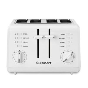 Torradeira Cuisinart Compact 4 Fatias Cpt-142p1 1800w 110v Branco