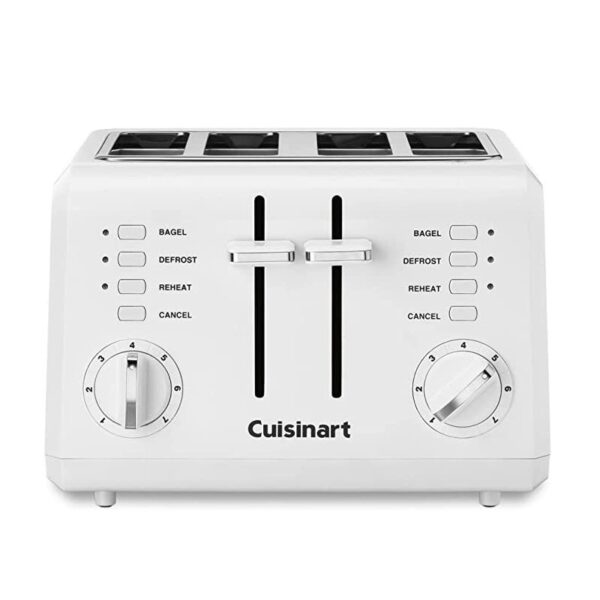 Torradeira Cuisinart Compact 4 Fatias Cpt-142p1 1800w 110v Branco