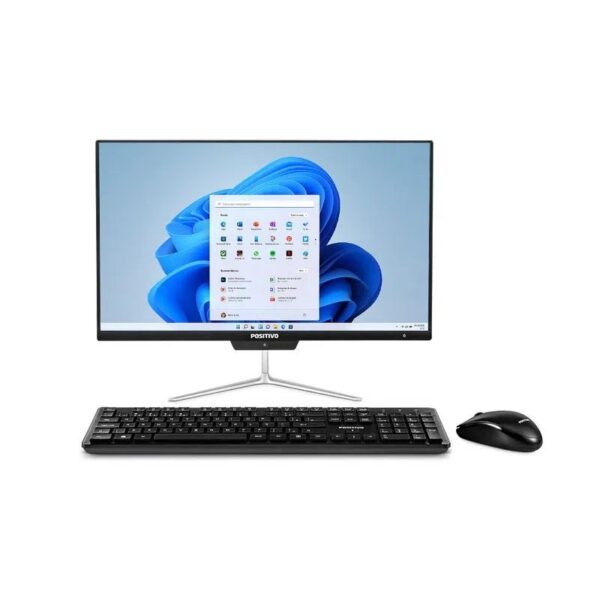 All In One Positivo Union Preto 21.5" Intel Celeron 4gb Ram 120gb Ssd C4120b-2 Fullhd