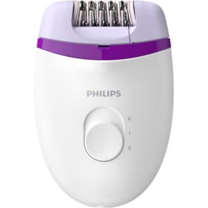 Aparador De Pelos Philips Satinelle Essential Bre225/00 Bivolt Branco/roxo