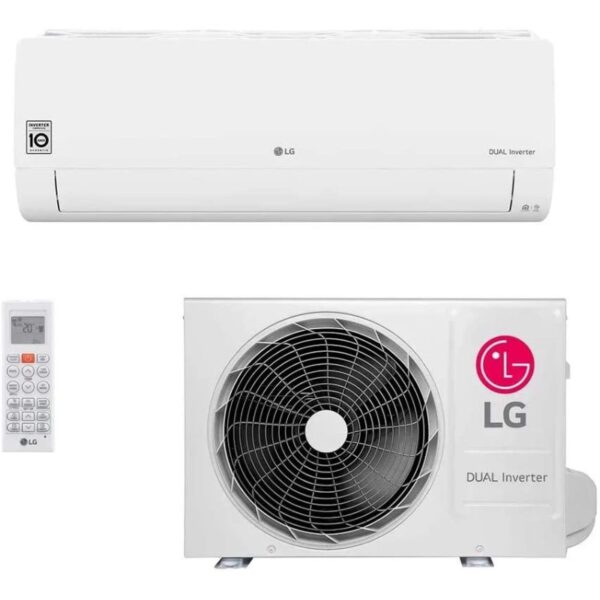 Ar Condicionado Lg Dual Inverter Voice Frio 24,000 Btus S4nq24k231e 220v Branco