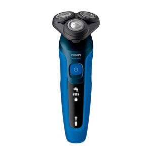 Barbeador Elétrico Philips Shaver Series 5000 S5466/17 Seco/molhado 127v Azul E Preto