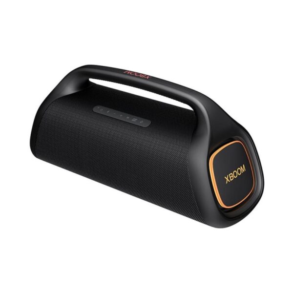 Caixa De Som Lg Portátil Xboom Go Bluetooth Led à Prova De água Até 24 Horas De Bateria 80w Rms Iluminação De Palco Preto Xg9