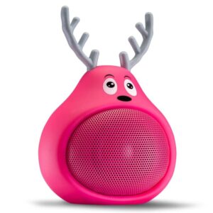 Caixa De Som Portátil Tectoy Tt-m817r Sound Toon Bluetooth Alce Rosa