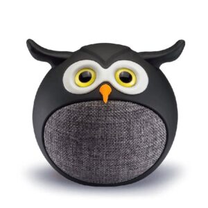 Caixa De Som Portátil Tectoy Tt-m916p Sound Toon Bluetooth Coruja Juju Preto
