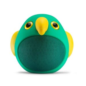 Caixa De Som Portátil Tectoy Tt-m918d Sound Toon Bluetooth Papagaio Fefo Verde