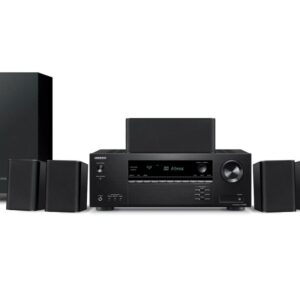 Conjunto Home Theater Onkyo Ht-s3910 Dolby Atmos 5.1 80w Por Canal Preto