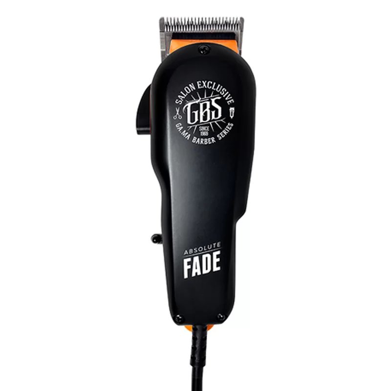 Cortador De Cabelo Gama Italy Barber Series Absolute Fade 127v Preto E Laranja