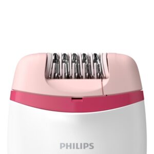 Depilador Elétrico Philips Satinelle Essential Bre235/00 Bivolt Branco E Rosa
