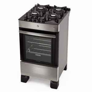 Fogão 4 Bocas a Gás Itatiaia Vitrum Acendimento Automático Inox Bivolt