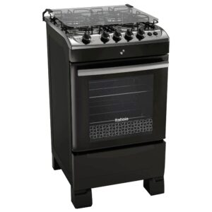 Fogão de Piso 4 Bocas à Gás Itatiaia Dream com Acendimento Automático Preto Bivolt