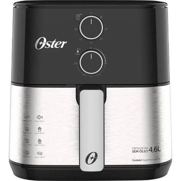 Fritadeira Oster Sem Oleo 4,6 Litros Ofrt520 1500w 220vpreto