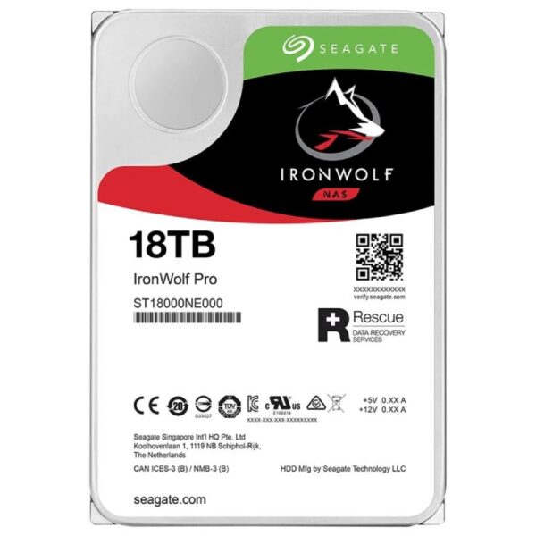 Hd Seagate Ironwolf Pro 18tb Sata St18000ne000