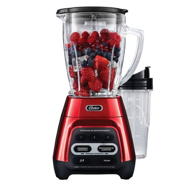Liquidificador Oster Reversível Blstpyg1210rbg17 600w 110v Vermelho