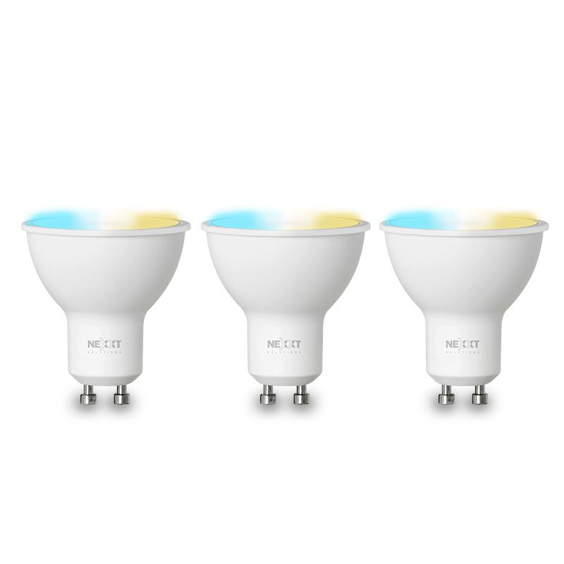 Lâmpada Led Inteligente Nexxt Home 3pk Nhb-w310 Gu10 Smart 127v