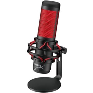 Microfone Condensador Hyperx Quadcast Led 4p5p6aa- Vermelho