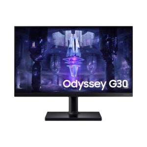 Monitor Gamer Samsung Odyssey G30, 24'' Full Hd, 144hz, 1ms, Freesync Premium, Hdmi/displayport, Ajuste De Altura, Preto Ls24bg300elmzd