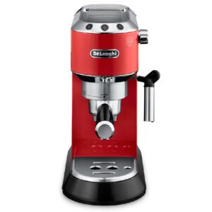 Máquina De Café Expresso Delonghi Dedica Deluxe Ec680r 1450w 127v Vermelha
