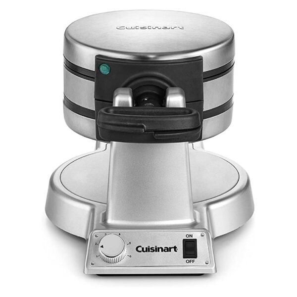 Máquina De Waffle Duplo Cuisinart Belgian Waf-f20p1 1400w 110v Inox