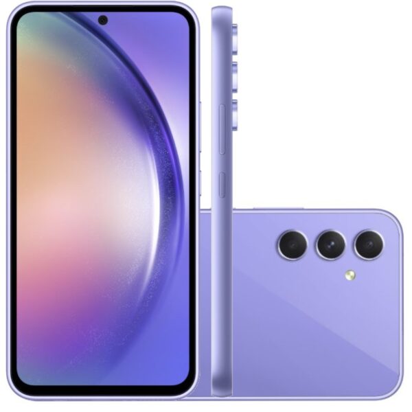 Smartphone Samsung Galaxy A54 5g 128gb Tela 6.4'' Dual Chip 8gb Ram Violeta Câmera Tripla De Até 50mp Selfie 32mp
