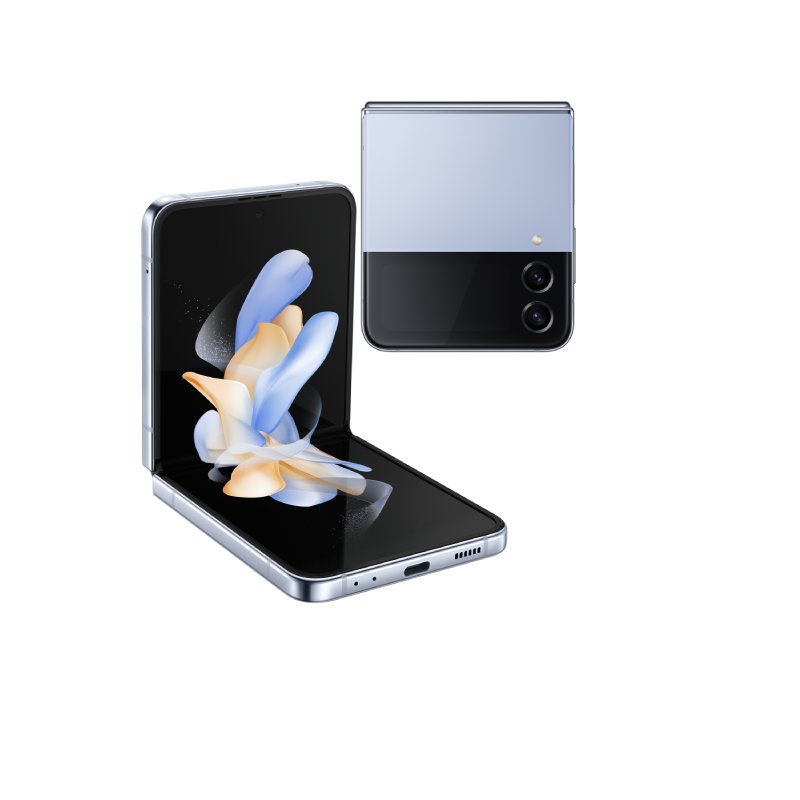 Smartphone Samsung Galaxy Z Flip4 5g Tela Dobrável De 6.7″ 256gb Processador Snapdragon 8gb De Ram Câmera Dupla Traseira Azul