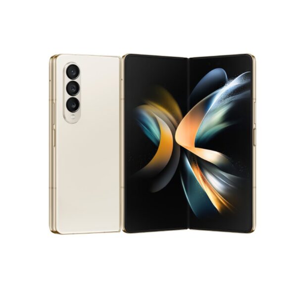 Smartphone Samsung Galaxy Z Fold4 5g Tela Dobrável De 7.6" 256gb Processador Snapdragon 12gb De Ram Câmera Tripla Traseira Creme