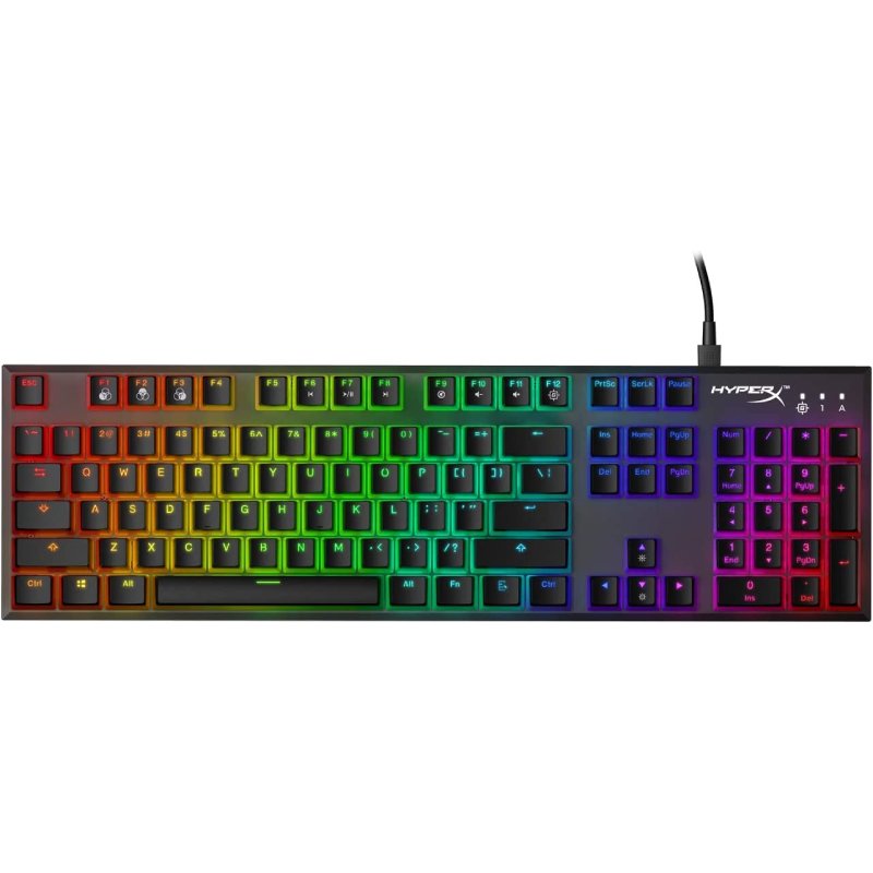 Teclado Mecanico Gamer Hyperx Alloy Fps Rgb Switch Kaihl Silver 4p5n5aa#aba – Preto