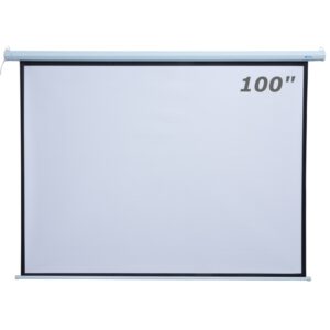 TELA DE PROJEÇÃO ELÉTRICA RETRÁTIL - 100 POLEGADAS - BETEC BT4565 - 110V