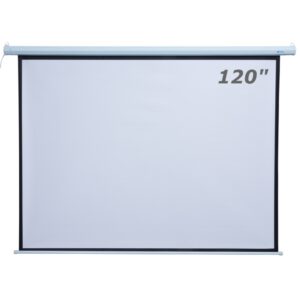 TELA DE PROJEÇÃO ELÉTRICA RETRÁTIL - 120 POLEGADAS - BETEC BT4575 - 110V