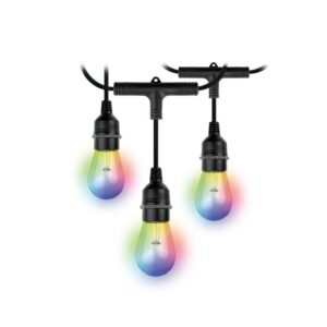 Varal De Luz Inteligente Nexxt Home Nhb-o100 Rgb 24 Bulb 48ft Bivolt